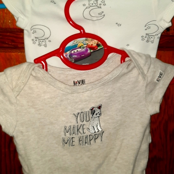 2 for $15 🥰 Two Love Ellen Baby undershirt onesies 👶 🥰 - Picture 2 of 5